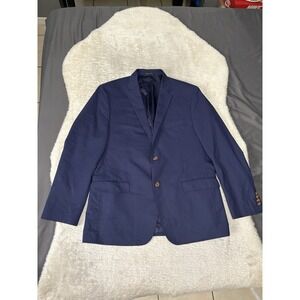 Lauren‎ Ralph Lauren Men's Blue Slim Fit Wool Blazer Size 44R Black Label